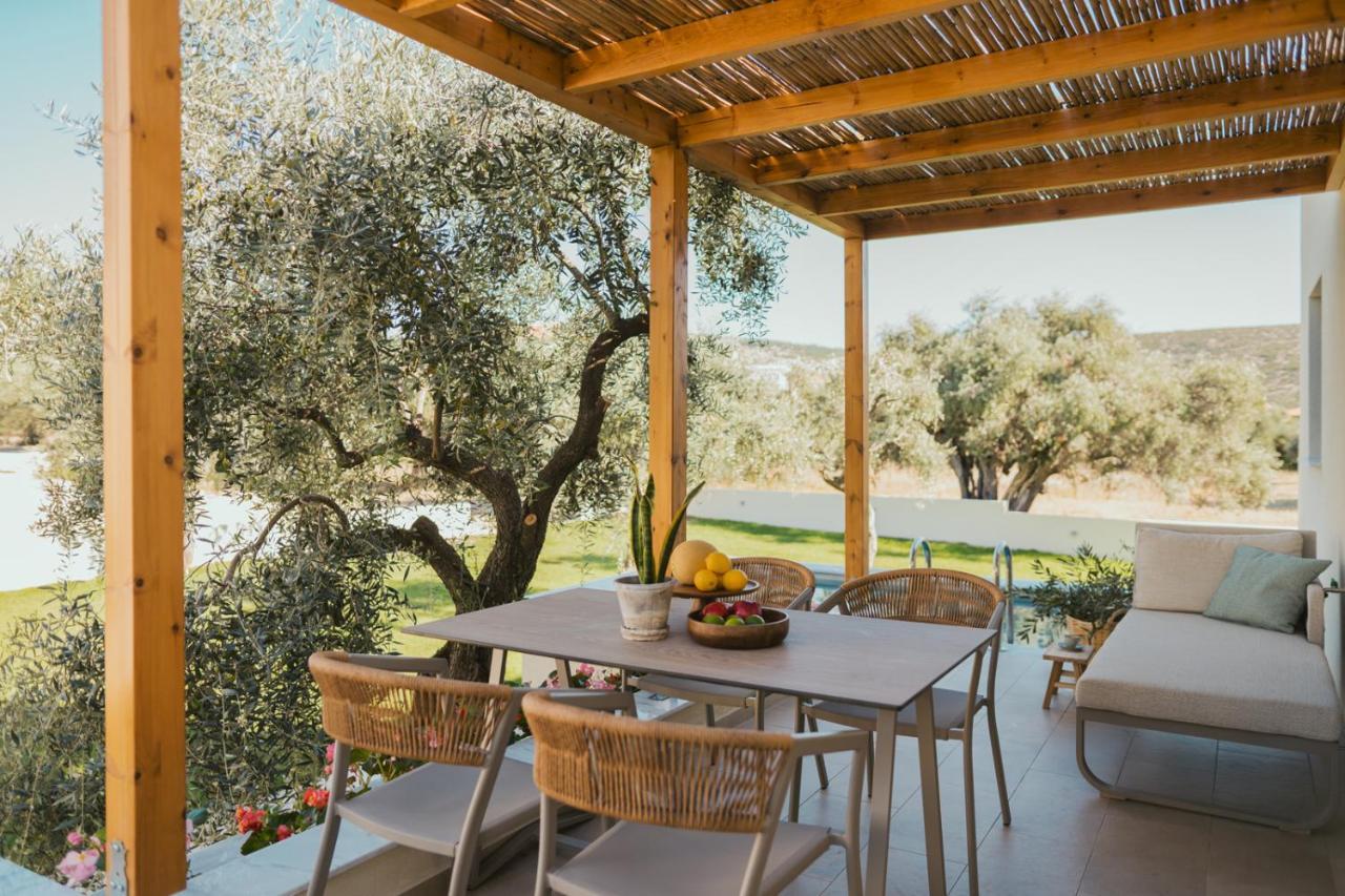 Magnolia Villas Thassos Potos Bagian luar foto