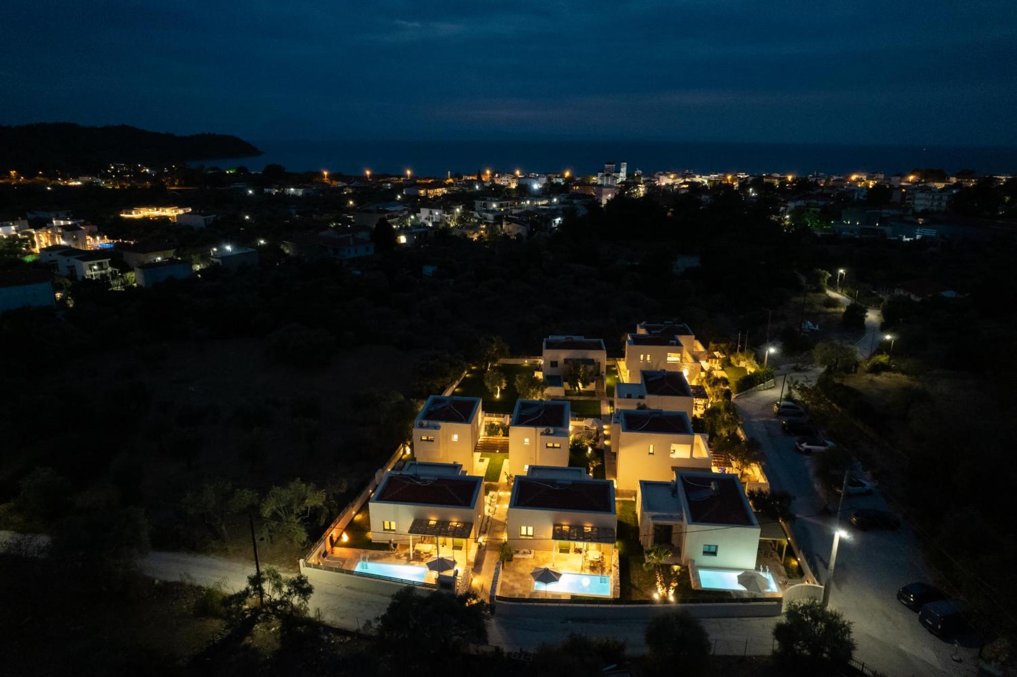 Magnolia Villas Thassos Potos Bagian luar foto