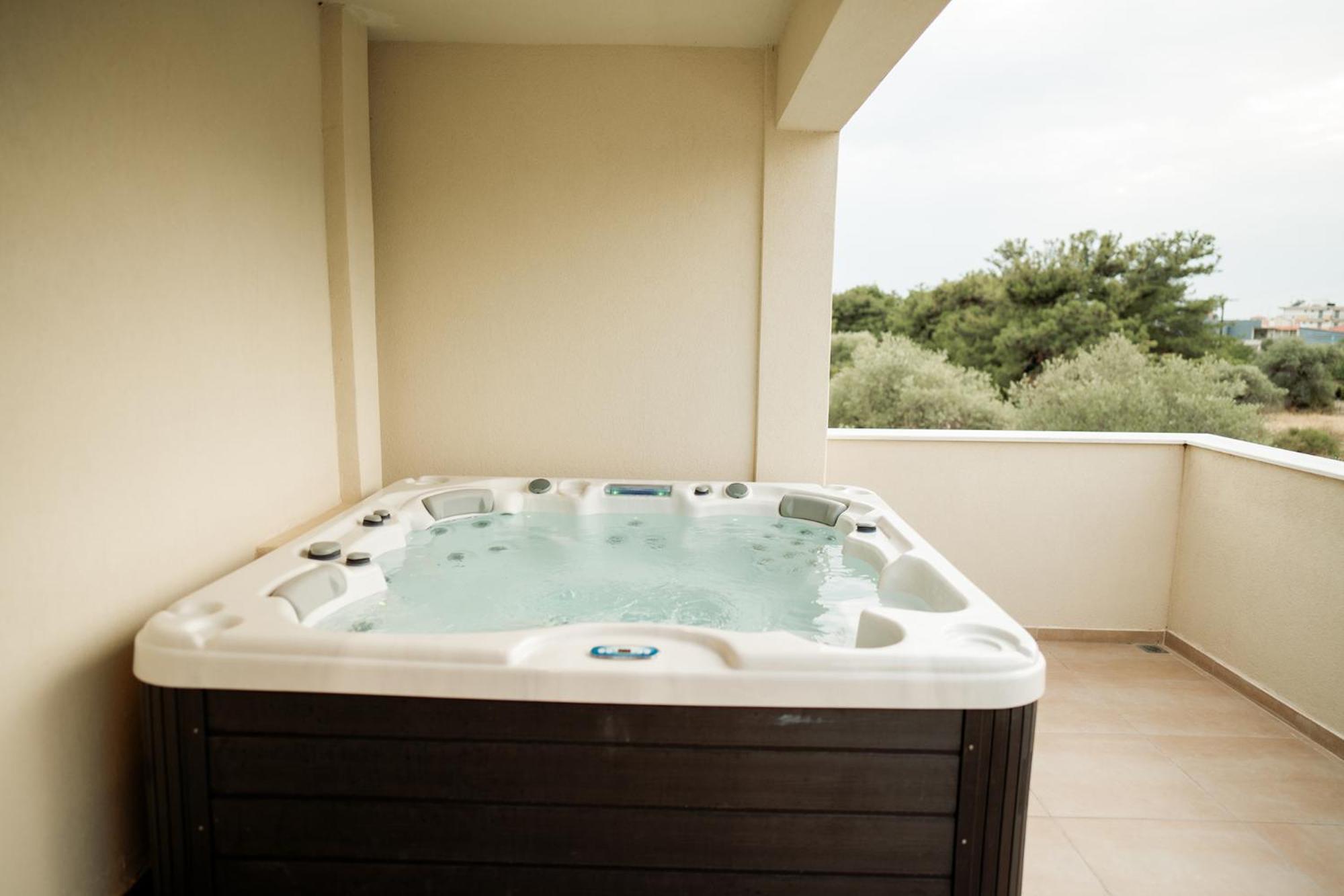 Magnolia Villas Thassos Potos Bagian luar foto